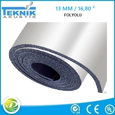 Alüminyum Folyolu Kauçuk Sünger 13 MM