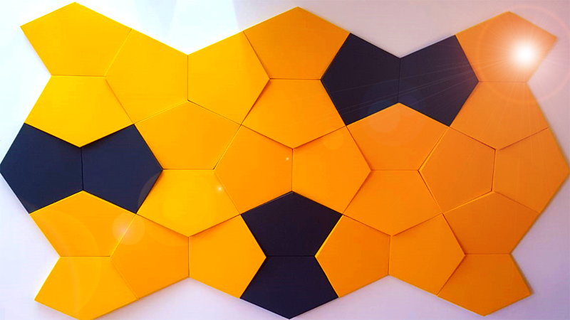 3D 8Gen Kumaş sargılı Panel SK-3421