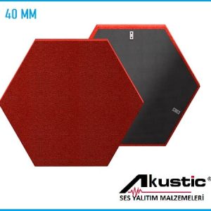 Altıgen Akustik Panel 40 MM